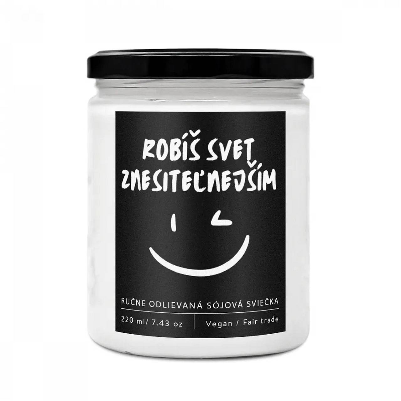 Robíš svet znesiteľným - dizajnová handmade sviečka Soaphoria (ovocný punč)