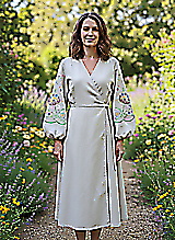 Šaty - Ľanové vyšívané šaty - 18236713_