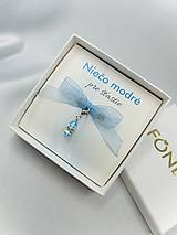 Iné doplnky - MINI PRÍVESOK NIEČO MODRÉHO – Aquamarine AB - 18236563_