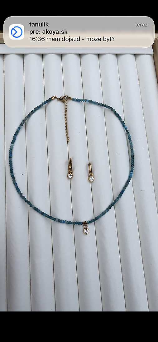 Náhrdelník choker apatit