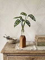 Dekorácie - Minimalistický dubový stojan na zakoreňovanie  (Tvar A) - 18236674_