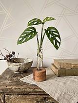 Dekorácie - Minimalistický dubový stojan na zakoreňovanie  (Tvar B) - 18236676_