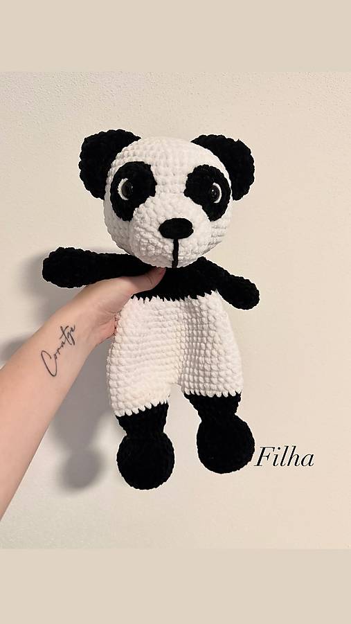 Hračky - Panda mojkáčik - 18237804_
