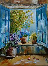 Obrazy - Okno do sveta - originál - 18236564_