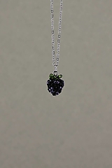 Náhrdelníky - Náhrdelník Černica (mini) - 18236724_