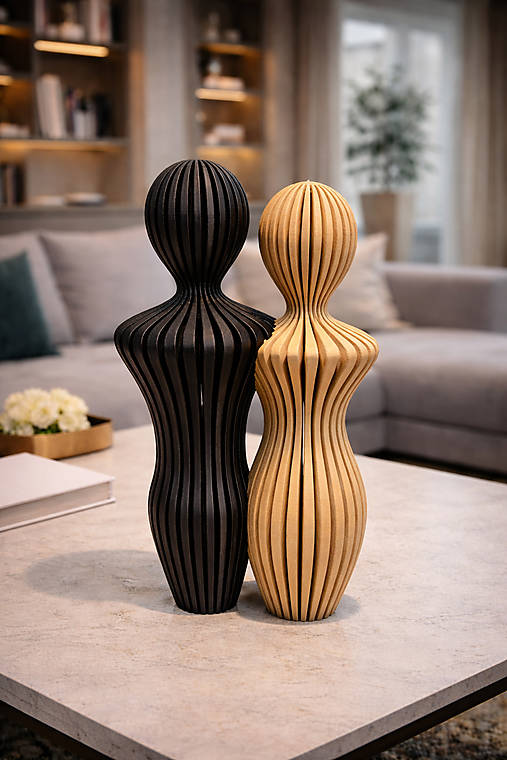 Minimalistické sošky – rodina / pár