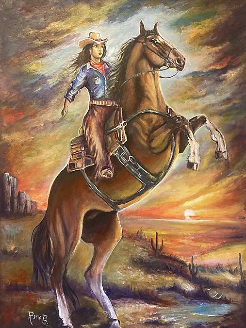 Obrazy - Galop na Západ - 18236375_