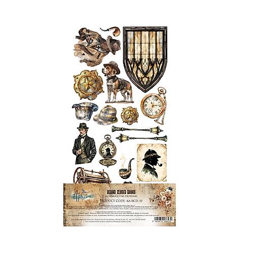 Papier - Scrapbook papier 6x12 Behind closed doors - 18239136_