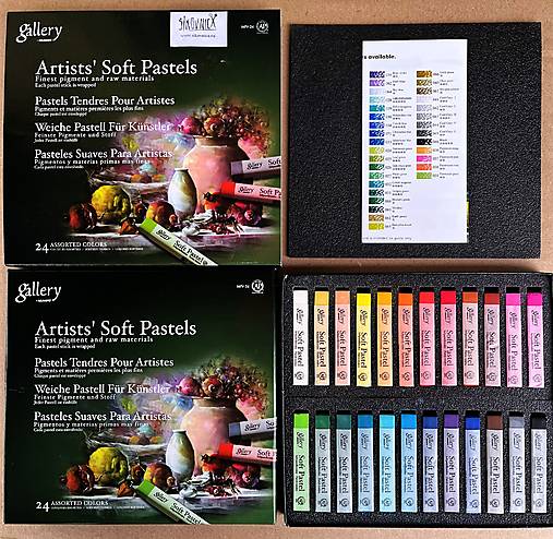 - 50% sada mäkkých pastelov (Standard, HQ 24 ks, pôvod.cena 18,50€)