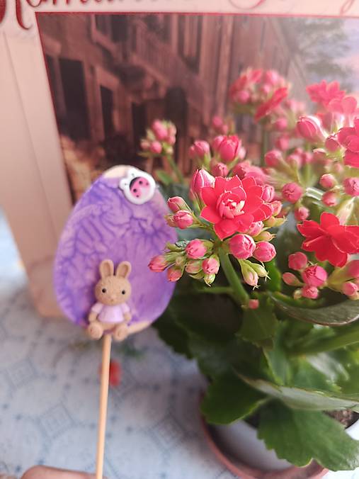 Dekorácia 6 vajce zapich