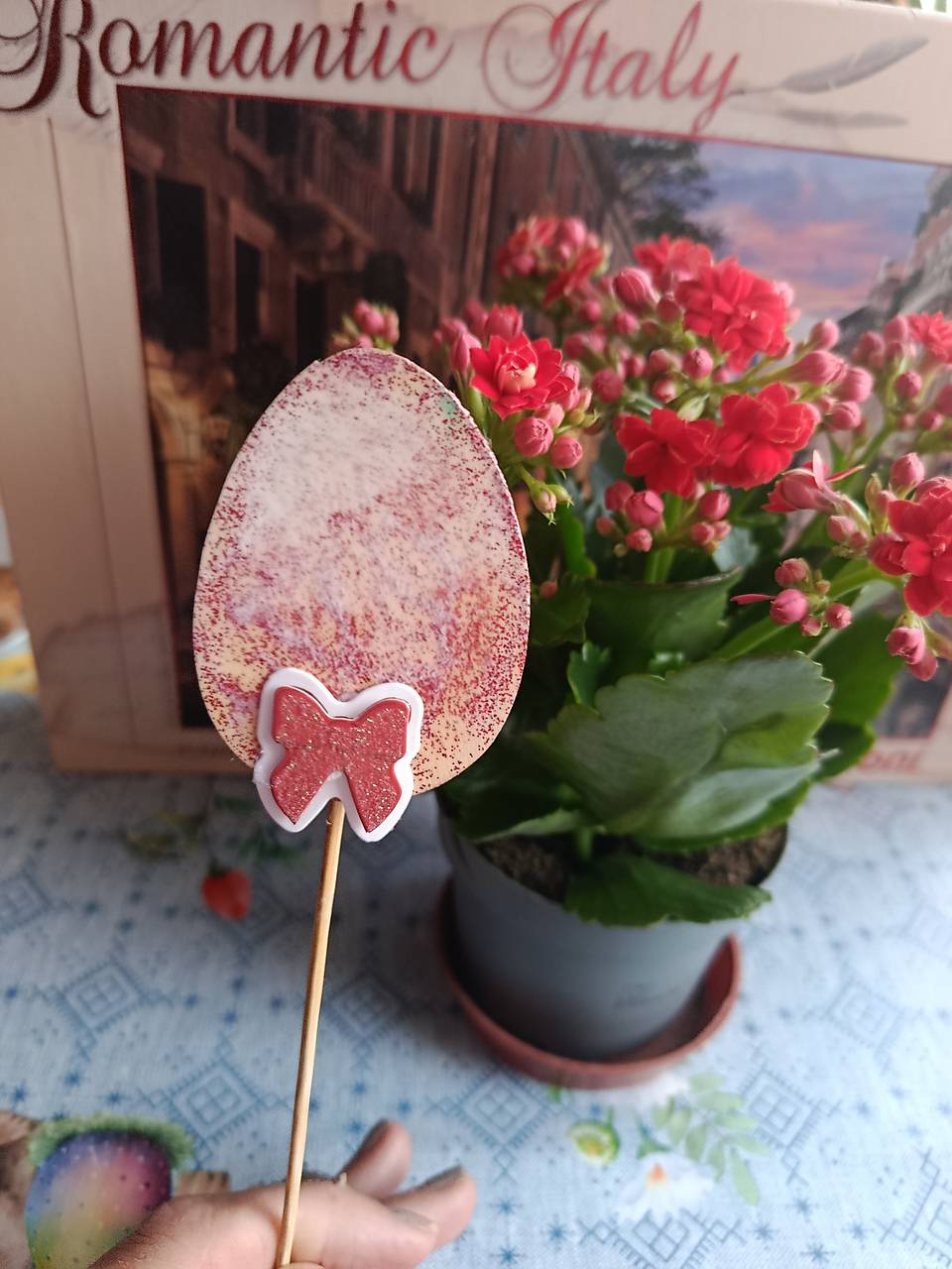 Dekorácia vajce zápich 10