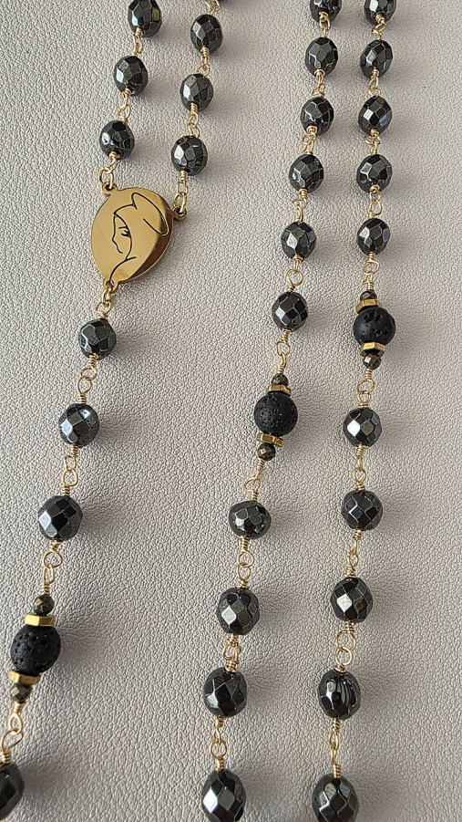 Pánsky radostný ruženec HEMATIT