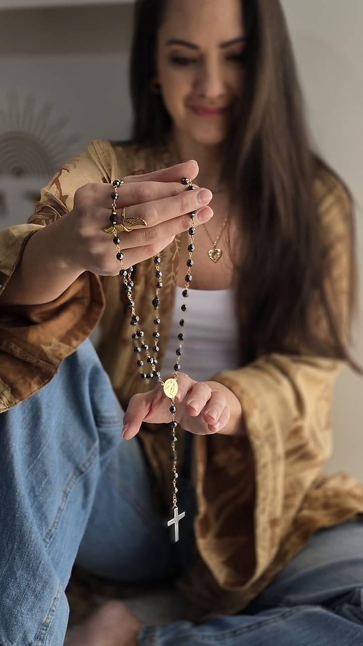 Pánsky radostný ruženec HEMATIT