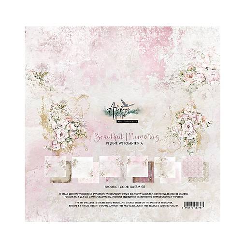 Papier - Scrapbook papier 8x8 Beautiful Memories - 18242881_