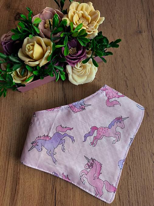 Detské doplnky - Slintačik konik 3-6 mesiacov - 18242412_