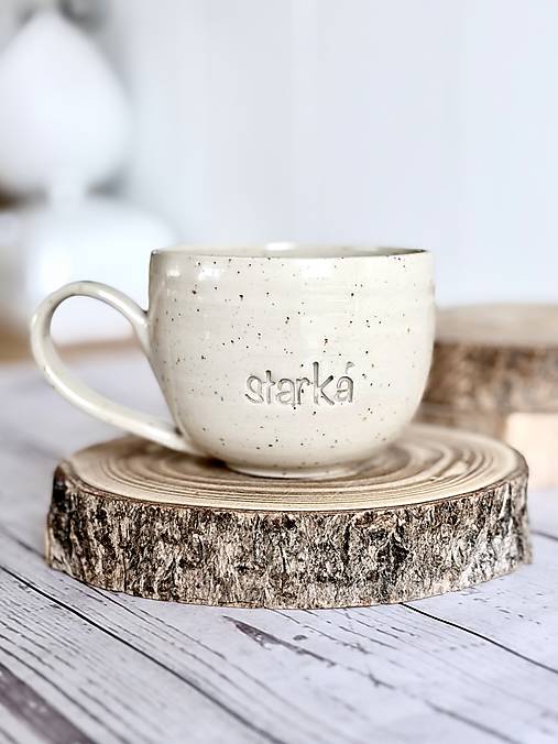 Simple - šálka cappuccino starká (200ml, s uškom)