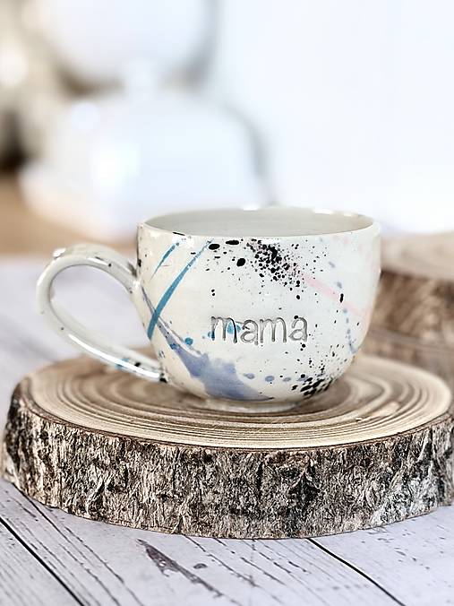 Fľaky - šálka lungo mama (150ml, s uškom)