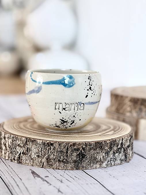 Fľalky - pohárik lungo mama (150ml, bez uška)