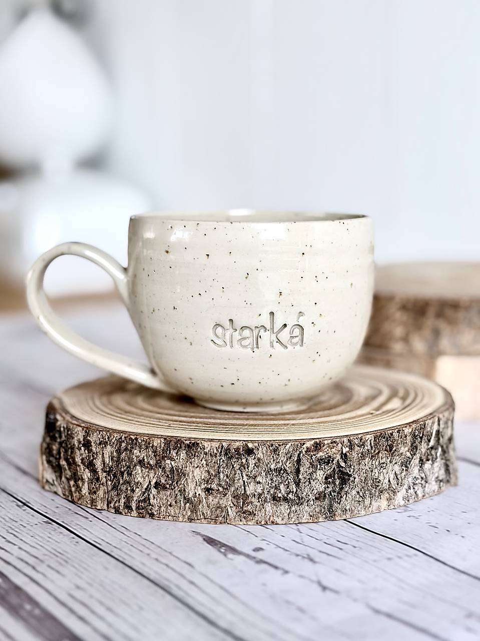 Simple - šálka cappuccino starká (200ml, s uškom)