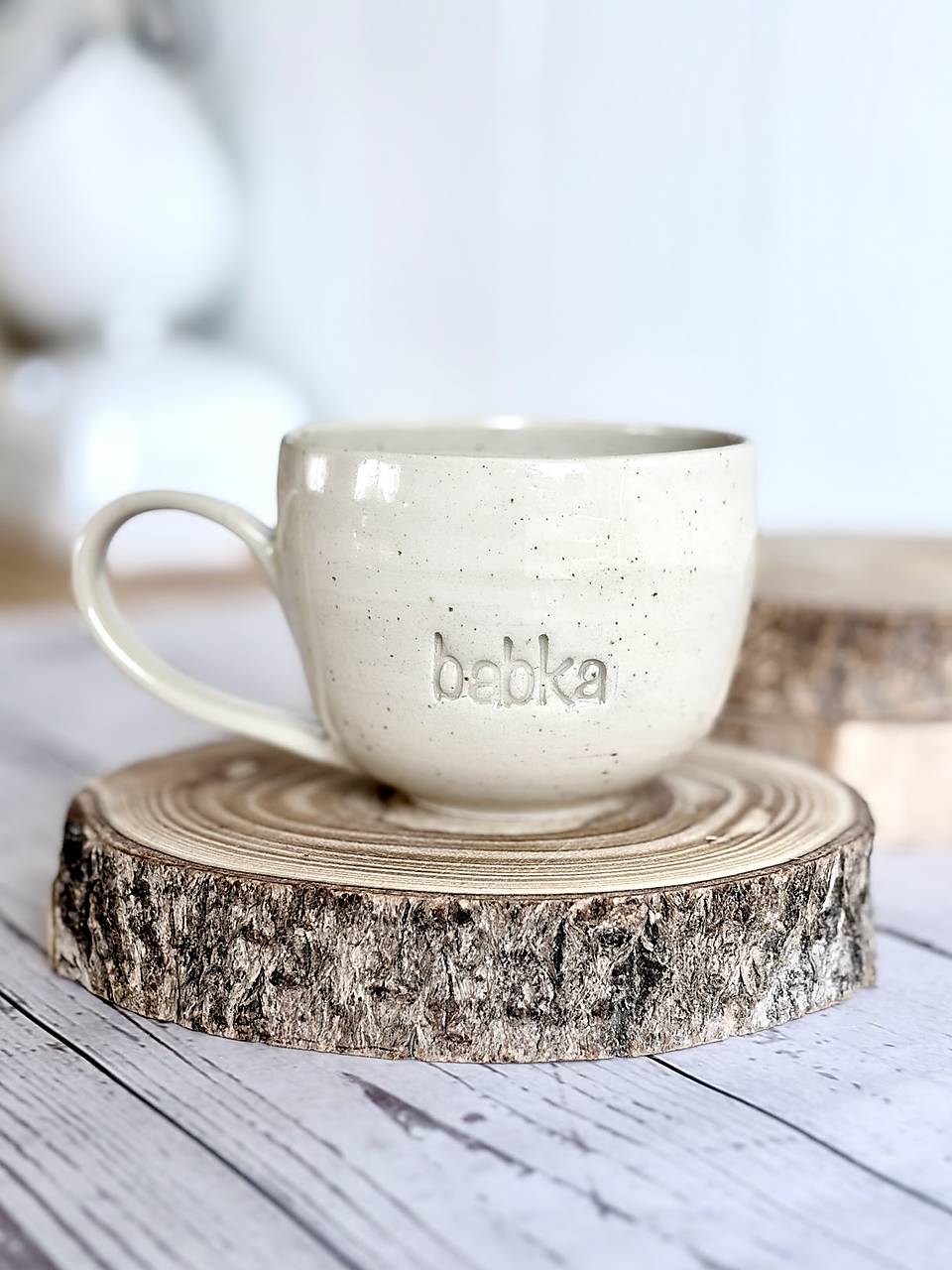 Simple - šálka cappuccino babka (200ml, s uškom)