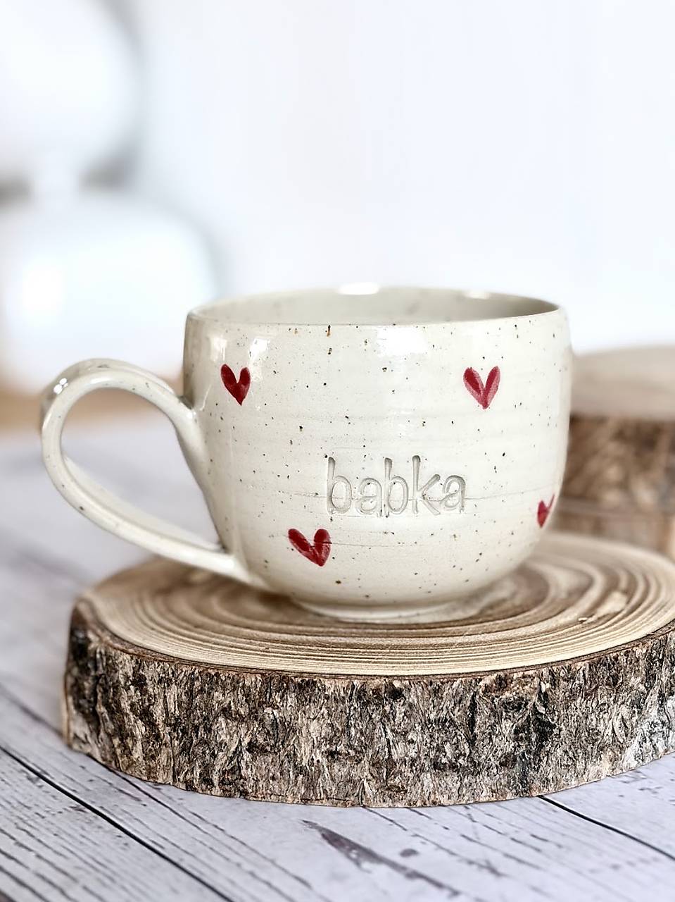 Dotty Love - šálka cappuccino babka(200ml, bez uška)