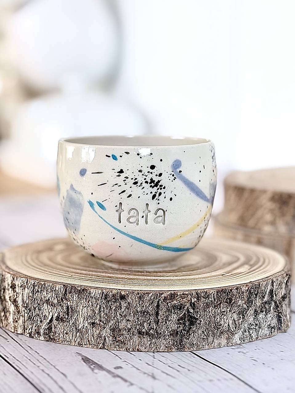 Fľaky - pohárik lungo tata (150ml, bez uška)