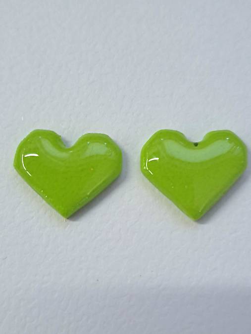 Napichovacie náušnice srdiečka