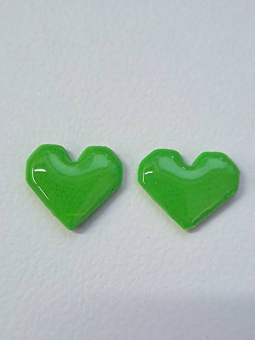 Napichovacie náušnice srdiečka