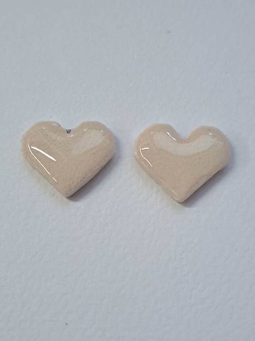 Napichovacie náušnice srdiečka