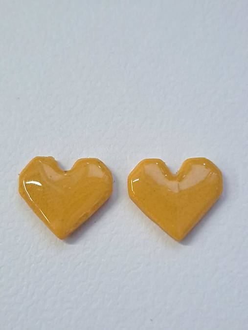 Napichovacie náušnice srdiečka