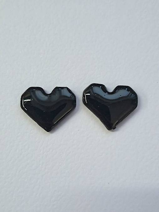 Napichovacie náušnice srdiečka