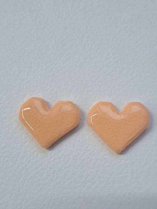 Napichovacie náušnice srdiečka