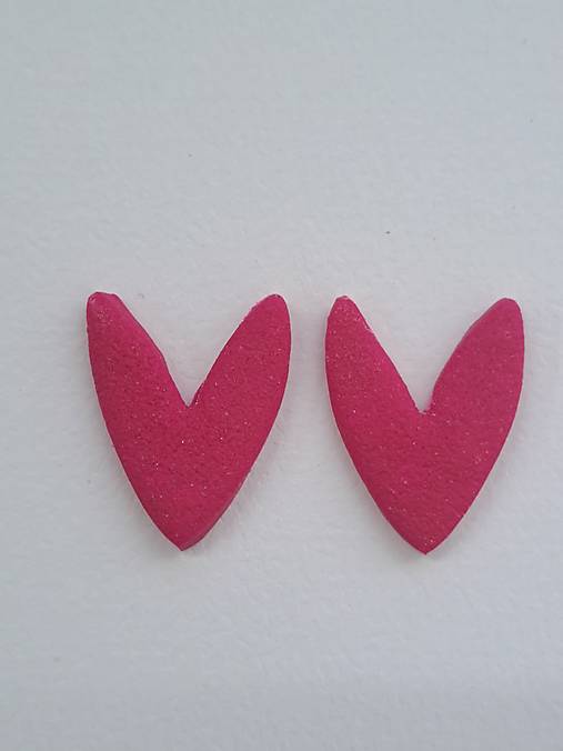 Napichovacie náušnice srdiečka