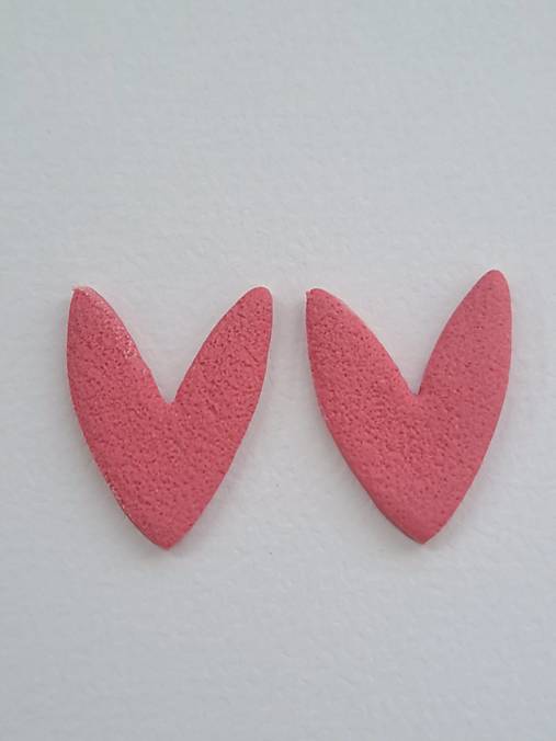 Napichovacie náušnice srdiečka