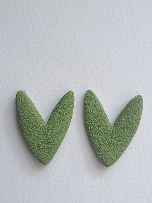 Napichovacie náušnice srdiečka