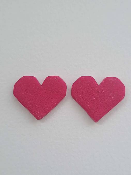 Napichovacie náušnice srdiečka