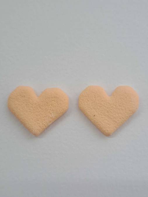 Napichovacie náušnice srdiečka