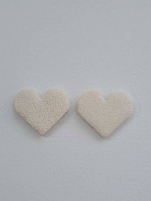 Napichovacie náušnice srdiečka