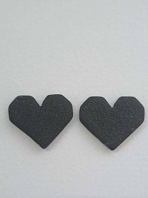 Napichovacie náušnice srdiečka