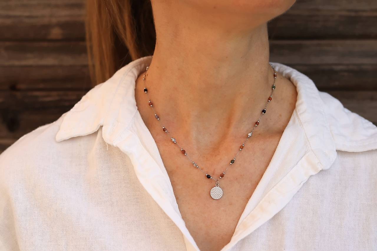 Náhrdelník mix s medailónom