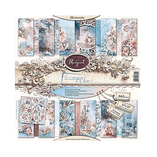 Papier - Margaret Summer time scrapbook papier 12x12 - 18243347_