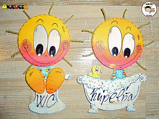 Tabuľky - Menovka - kúpeľňa a WC - 18244507_