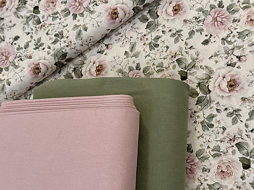 100% BAVLNA / KVETINKY PASTELOVE