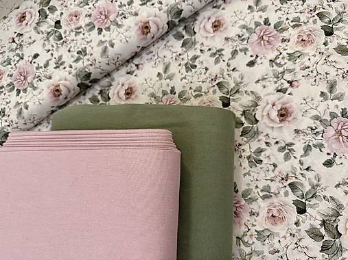 100% BAVLNA / KVETINKY PASTELOVE