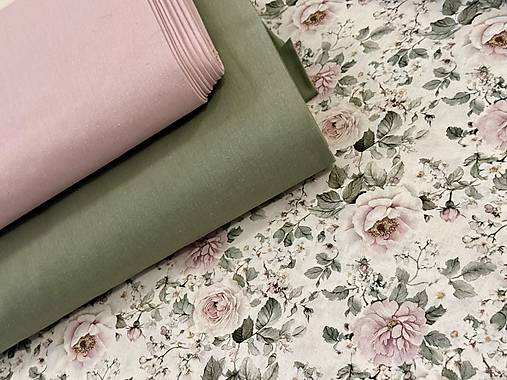 100% BAVLNA / KVETINKY PASTELOVE