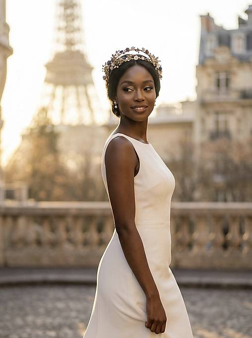 Dvojitá glam korunka "kráľovná neba”