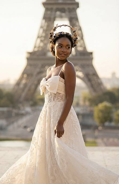 Dvojitá glam korunka "kráľovná neba”