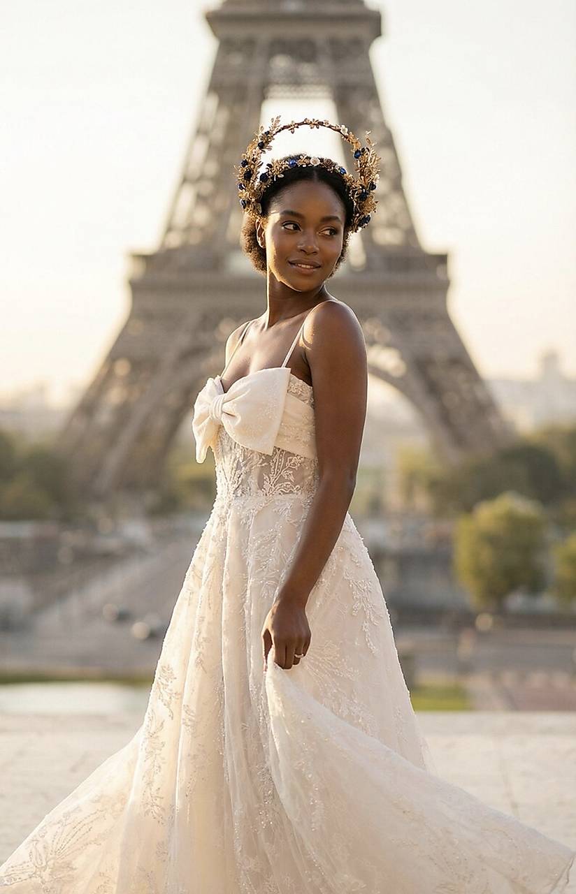 Dvojitá glam korunka "kráľovná neba”