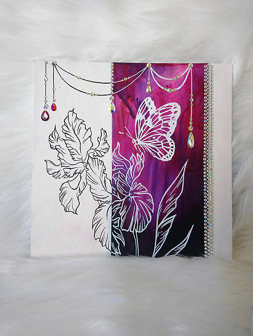 Obrazy - Motýľ - 18244020_