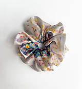 Ozdoby do vlasov - ♥​​​​​​​ DARČEK PRI KAŽDEJ OBJEDNÁVKE NAD 20€ ♥ Scrunchie gumička do vlasov // Autorská potlačou BLOOM - 18243513_